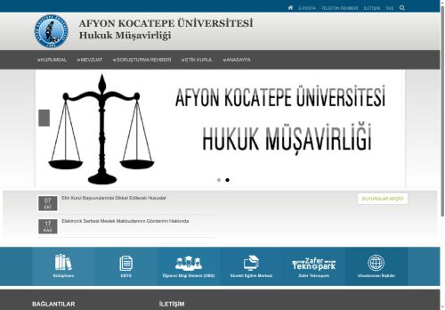 Hukuk Müşavirliği | AKÜ