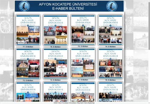 E-HABER BÜLTENİ | AFYON KOCATEPE ÜNİVERSİTESİ