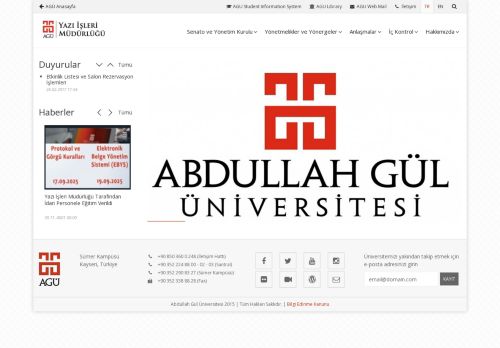 Yazı İşleri Müdürlüğü