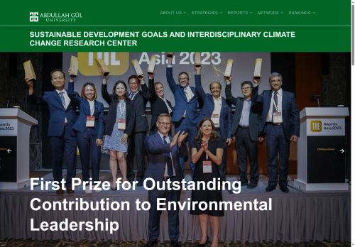 Sustainable Development Goals and Interdisciplinary Climate Change Research Center  | Abdullah Gul University