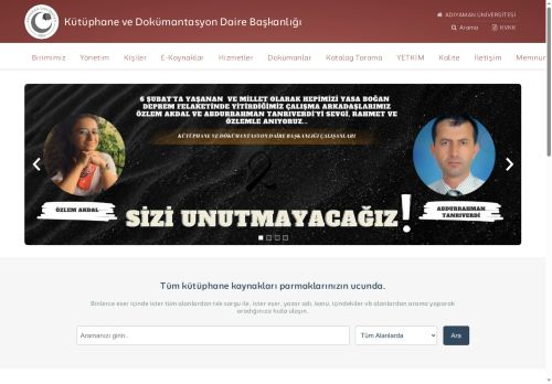 Kütüphane ve Dokümantasyon Daire Başkanlığı | ADYÜ
