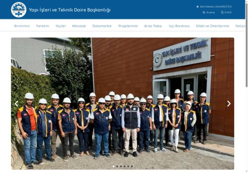 Yapı İşleri ve Teknik Daire Başkanlığı | ADYÜ
