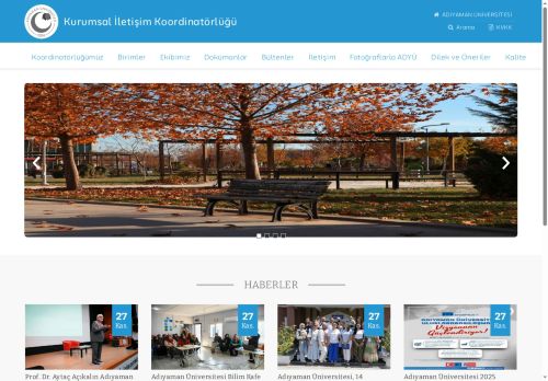 Kurumsal İletişim Koordinatörlüğü | ADYÜ
