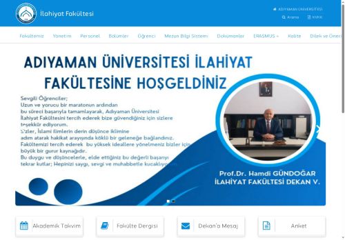 İlahiyat Fakültesi | ADYÜ