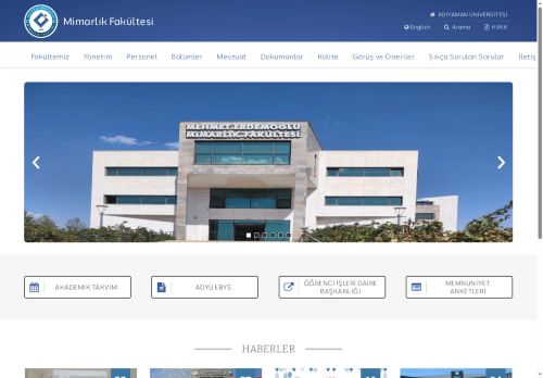 Mimarlık Fakültesi | ADYÜ