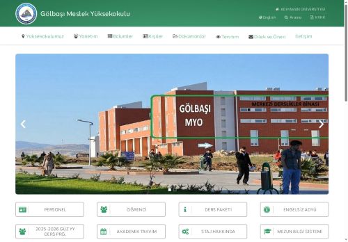 Gölbaşı Meslek Yüksekokulu | ADYÜ
