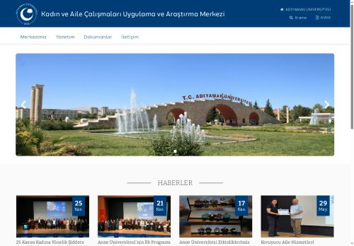 Kadın ve Aile Çalışmaları Uygulama ve Araştırma Merkezi | ADYÜ