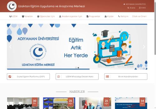 Uzaktan Eğitim Uygulama ve Araştırma Merkezi | ADYÜ