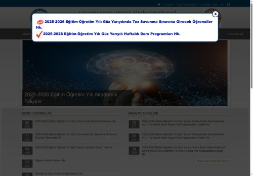 Fen Bilimleri Enstitüsü | Tarihin Yazıldığı Kocatepe'de Geleceğini Yaz…