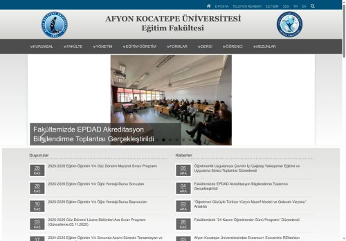 Eğitim Fakültesi | AKÜ