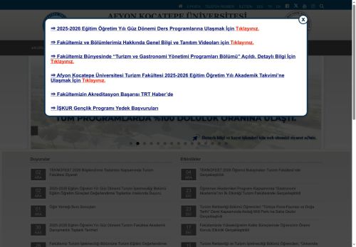 Turizm Fakültesi | AKÜ