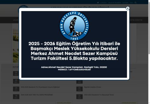 Başmakçı Meslek Yüksekokulu | AKÜ