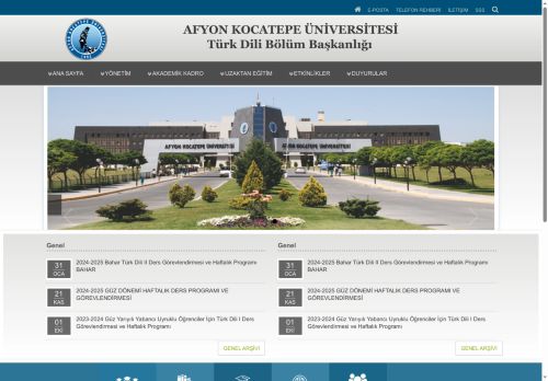 Türk Dili Bölüm Başkanlığı | AKÜ