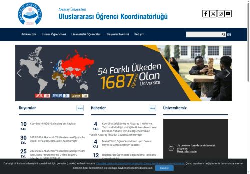 Uluslararası Öğrenci Koordinatörlüğü