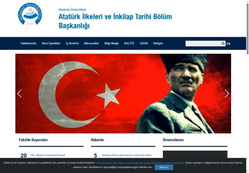 Atatürk İlkeleri ve İnkilap Tarihi Bölüm Başkanlığı