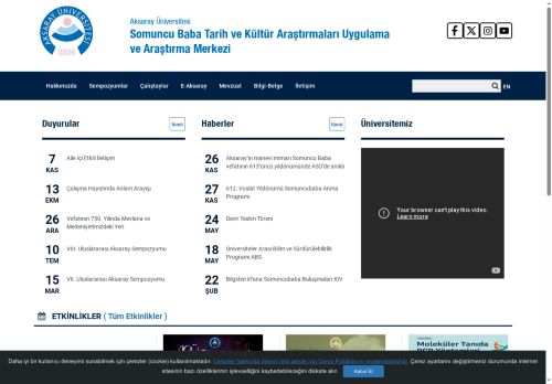 Somuncu Baba Tarih ve Kültür Araştırmaları Uygulama ve Araştırma Merkezi