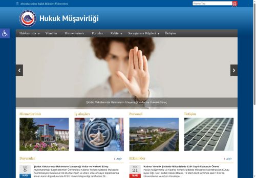 AFSÜ Hukuk Müşavirliği - Sağlığın Üniversitesi...AFSÜ Hukuk Müşavirliği | Sağlığın Üniversitesi…