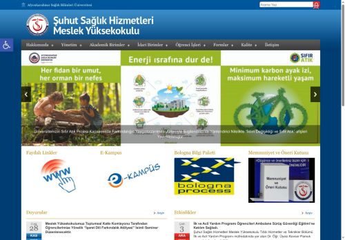 Şuhut Sağlık Hizmetleri MYO - Bir başka Afyon Sağlık Bilimleri Üniversitesi site sitesiŞuhut Sağlık Hizmetleri MYO | Bir başka Afyon Sağlık Bilimleri Üniversitesi site sitesi