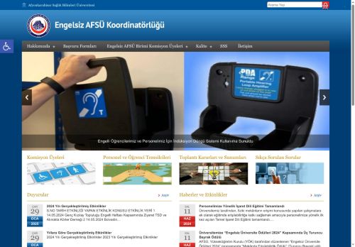 Engelsiz AFSÜ Birimi - Sağlığın Üniversitesi, Engelsiz AFSÜ...Engelsiz AFSÜ Birimi | Sağlığın Üniversitesi, Engelsiz AFSÜ…