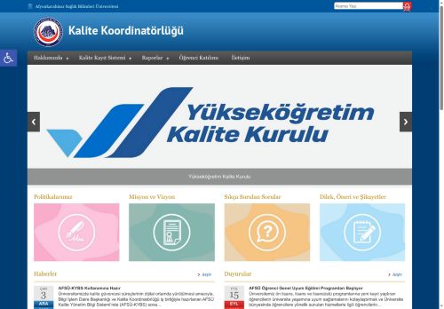 Kalite Koordinatörlüğü - Sağlığın ÜniversitesiKalite Koordinatörlüğü | Sağlığın Üniversitesi