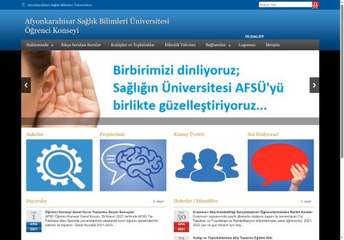 AFSÜ Öğrenci Konseyi - Sağlığın Üniversitesi...AFSÜ Öğrenci Konseyi | Sağlığın Üniversitesi…