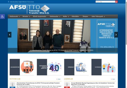 Afyonkarahisar Sağlık Bilimleri Üniversitesi Teknoloji Transfer Ofisi A.Ş. - AFSÜ Teknoloji Transfer OfisiAfyonkarahisar Sağlık Bilimleri Üniversitesi Teknoloji Transfer Ofisi A.Ş. | AFSÜ Teknoloji Transfer Ofisi