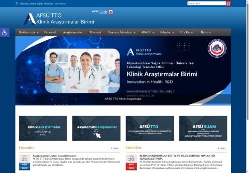 Klinik Araştırmalar - Bir başka Afyon Sağlık Bilimleri Üniversitesi site sitesiKlinik Araştırmalar | Bir başka Afyon Sağlık Bilimleri Üniversitesi site sitesi