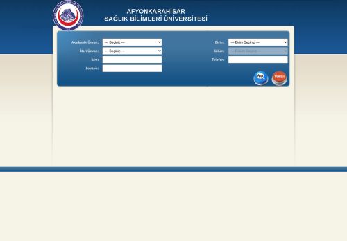 AFSÜ Rehber | AFYONKARAHİSAR SAĞLIK BİLİMLERİ ÜNİVERSİTESİ