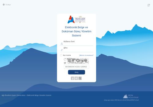 enVision - Giriş Sayfası