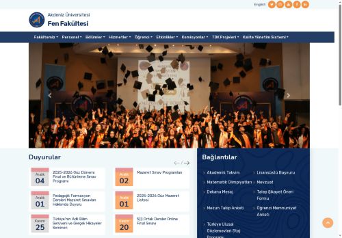 Fen Fakültesi-Ana Sayfa