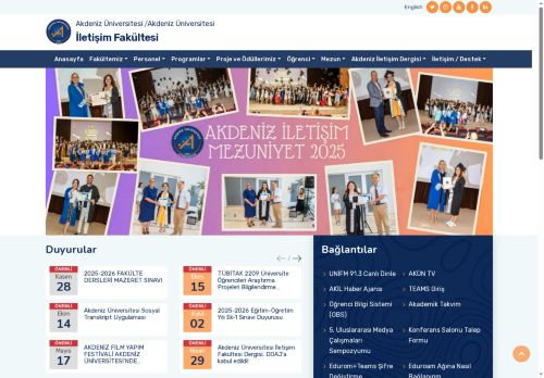 İletişim Fakültesi-Ana Sayfa