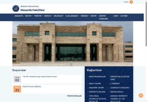 Mimarlık Fakültesi-Ana Sayfa