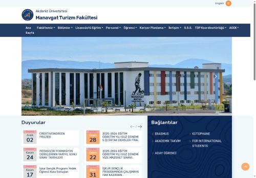 Manavgat Turizm Fakültesi-Ana Sayfa
