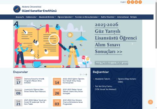 Güzel Sanatlar Enstitüsü-Ana Sayfa