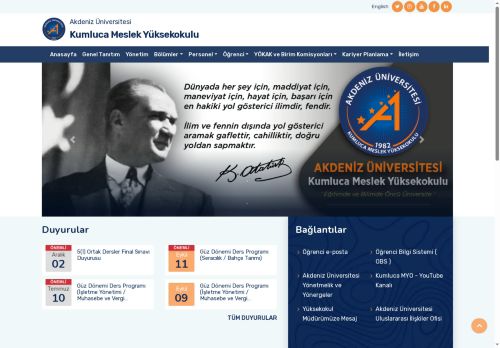 Kumluca MYO-Ana Sayfa