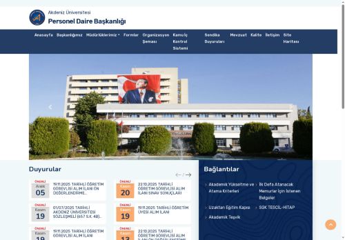 Personel Daire Başkanlığı-Ana Sayfa