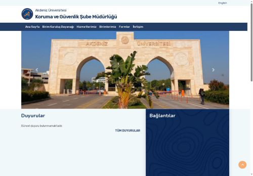 Koruma ve Güvenlik Şube Müdürlüğü-Ana Sayfa