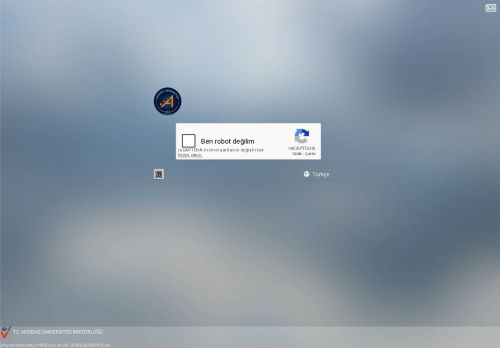 Akdeniz Üniversitesi - Giriş Sayfası