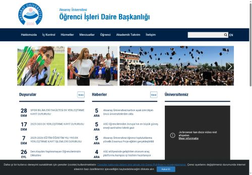 Öğrenci İşleri Daire Başkanlığı