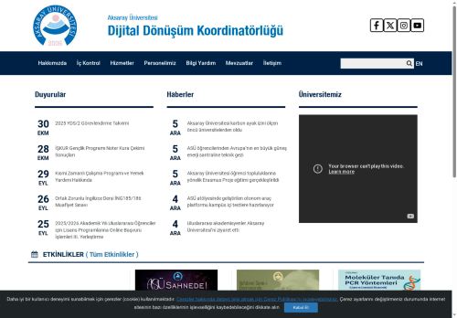 Dijital Dönüşüm Koordinatörlüğü