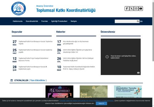 Toplumsal Katkı Koordinatörlüğü