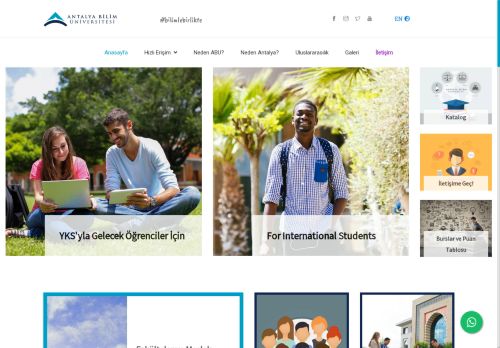 Antalya Bilim Üniversitesi Aday Öğrenci - Anasayfa