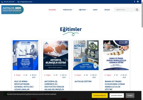 Anasayfa
| ABU - Sürekli Eğitim Merkezi