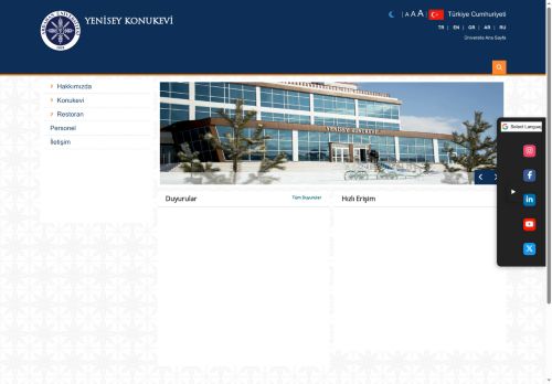 Ana Sayfa | YENİSEY KONUKEVİ