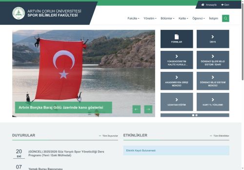 SPOR BİLİMLERİ FAKÜLTESİ