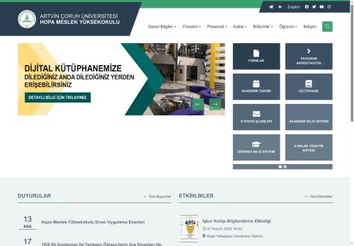 Hopa Meslek Yüksekokulu - Artvin Çoruh Üniversitesi