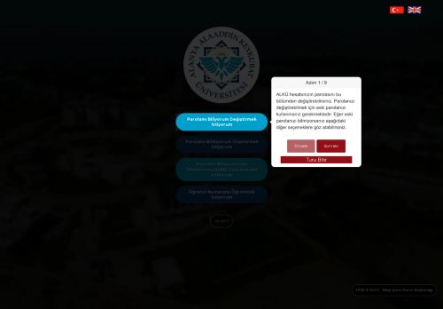 Parola Kurtarma - Alanya Alaaddin Keykubat Üniversitesi