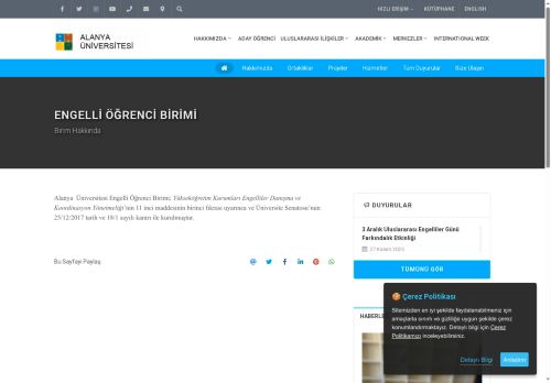 Engelli Öğrenci Birimi