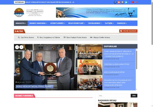 Alanya Ticaret ve Sanayi Odası | ALTSO