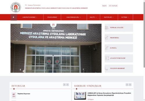 A.Ü. Merkezi Araştırma Laboratuvarı